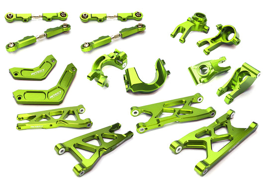 Green Billet Machined Suspension Upgrade Kit for Arrma 1/10 Granite 4X4 3S BLX