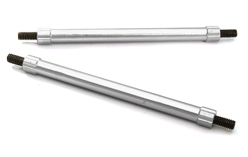 Billet Machined 75mm Aluminum Linkages (2) M4 Threaded for 1/10 Scale Crawler