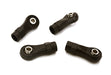 M4 Size Straight 25mm Length Ball Ends Type Tie Rod Ends, w/ 3mm Ball Links