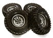 Metal Alloy 2.2 Size Wheel & Tire Set (4) for 1/10 Off-Road O.D. 128mm