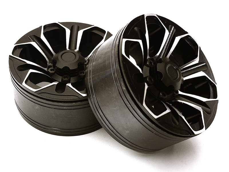 1.9 Size Billet Machined Alloy 6 Spoke Wheel(2) High Mass Type for Scale Crawler