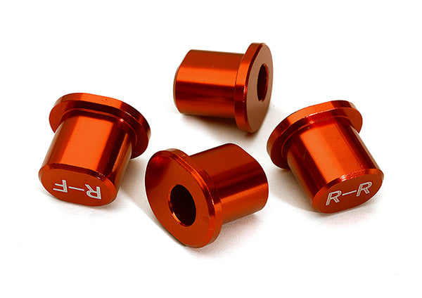 Machined Rear Hinge Pin Brace Inserts for Losi 1/5 Desert Buggy XL-E & 2.0