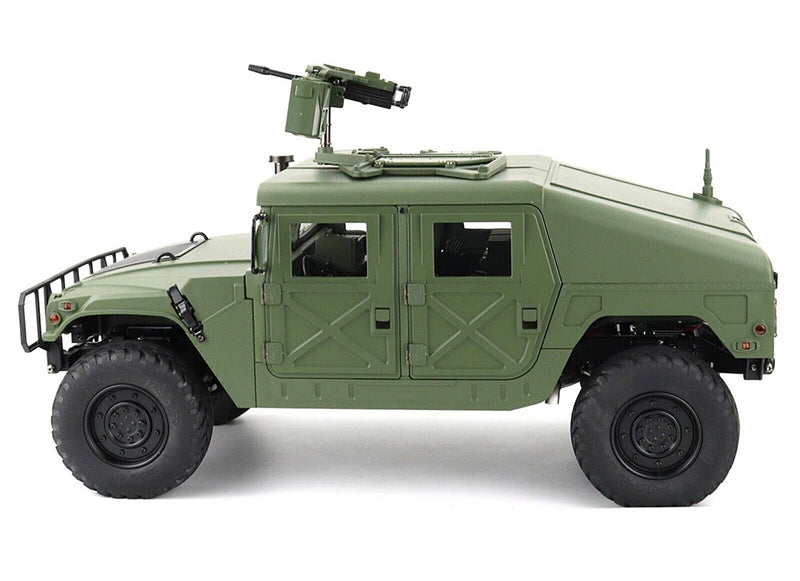 HG-P408 1/10 4X4 RC Military H1 ARTR w/2.4GHz Remote, Sound & Light Upgrades