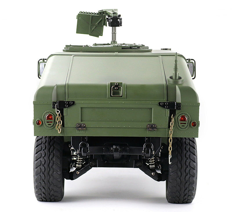 HG-P408 1/10 4X4 RC Military H1 ARTR w/2.4GHz Remote, Sound & Light Upgrades