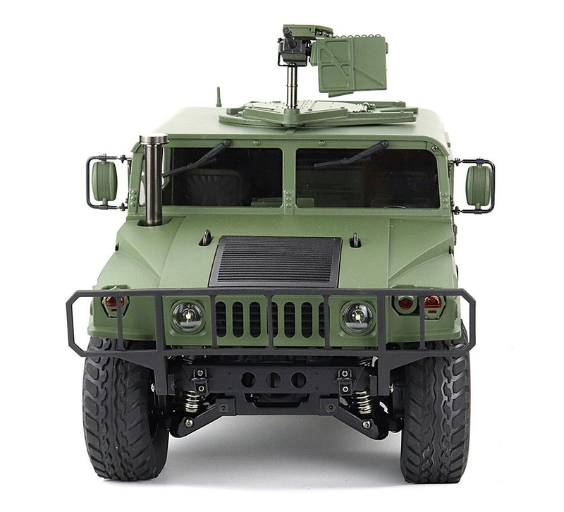 HG-P408 1/10 4X4 RC Military H1 ARTR w/2.4GHz Remote, Sound & Light Upgrades