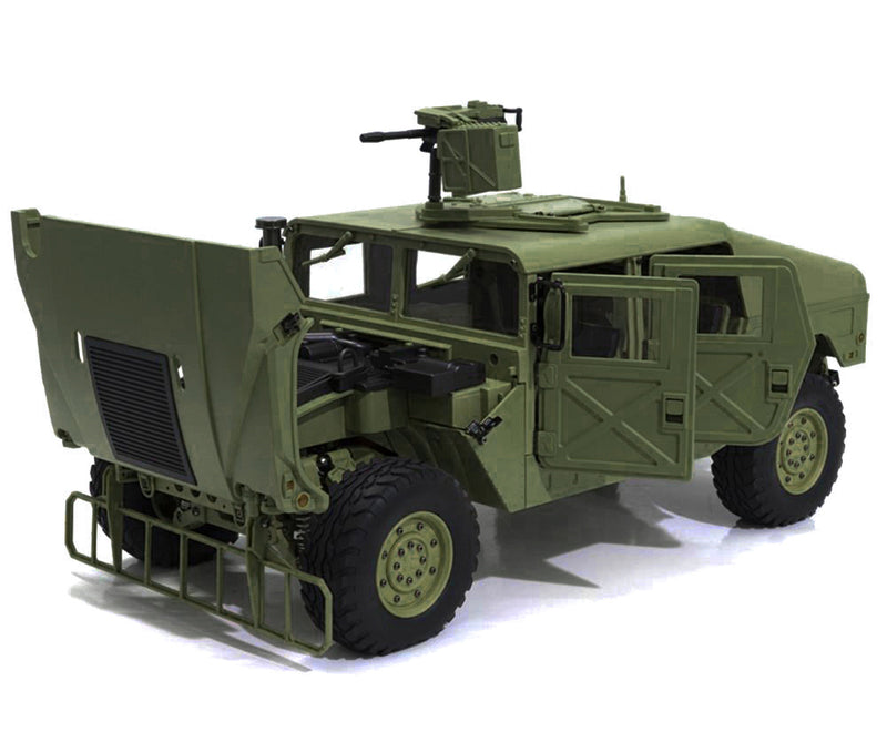 HG-P408 1/10 4X4 RC Military H1 ARTR w/ Partial Electronics & Servos