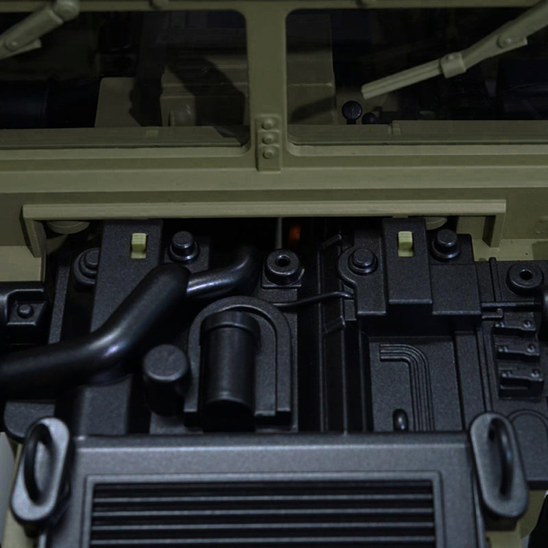 HG-P408 1/10 4X4 RC Military H1 ARTR w/ Partial Electronics & Servos