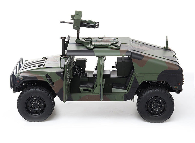 HG-P408 1/10 4X4 RC Military H1 ARTR w/2.4GHz Remote, Sound & Light Upgrades