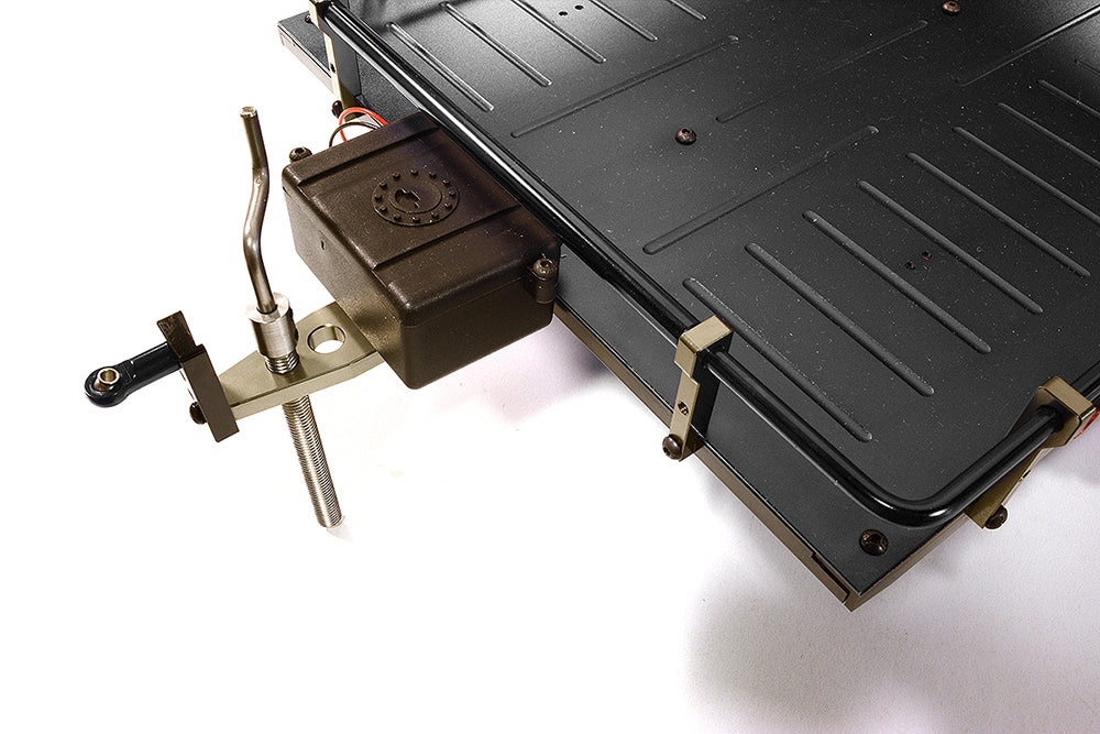 Machined Alloy Flatbed Dual Axle Car Trailer Kit for 1/10 Scale RC 515x316x120mm