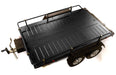 Machined Alloy Flatbed Dual Axle Car Trailer Kit for 1/10 Scale RC 515x316x120mm
