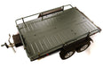 Machined Alloy Flatbed Dual Axle Car Trailer Kit for 1/10 Scale RC 515x316x120mm