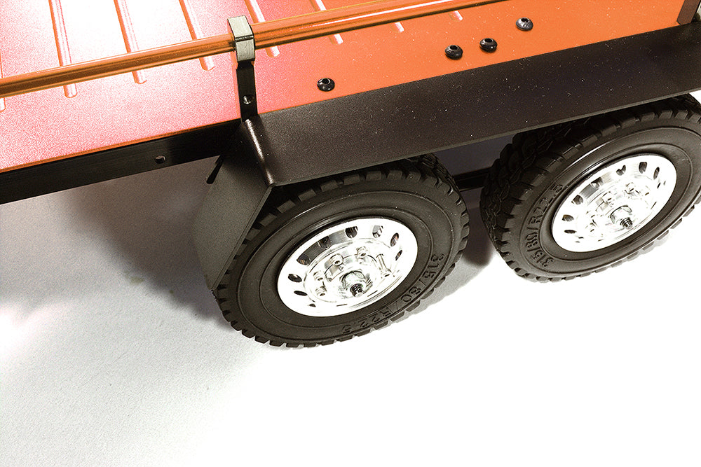 Machined Alloy Flatbed Dual Axle Car Trailer Kit for 1/10 Scale RC 515x316x120mm