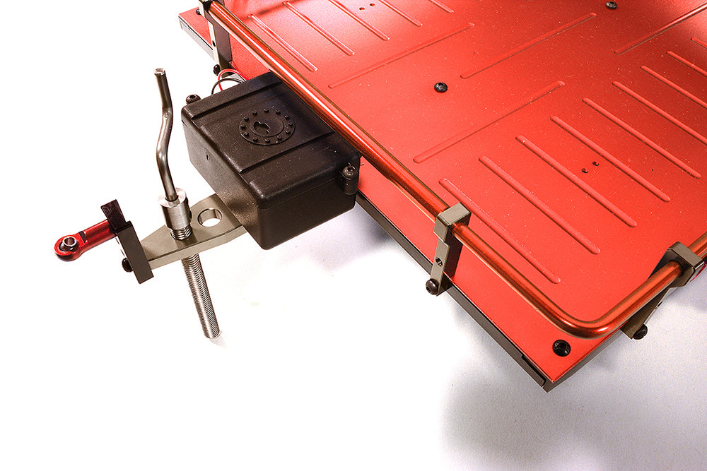 Machined Alloy Flatbed Dual Axle Car Trailer Kit for 1/10 Scale RC 515x316x120mm