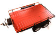 Machined Alloy Flatbed Dual Axle Car Trailer Kit for 1/10 Scale RC 515x316x120mm