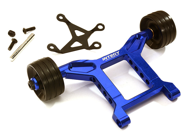 Blue Machined Aluminum Wheelie Bar for Arrma 1/10 Scale Granite 4X4 3S BLX