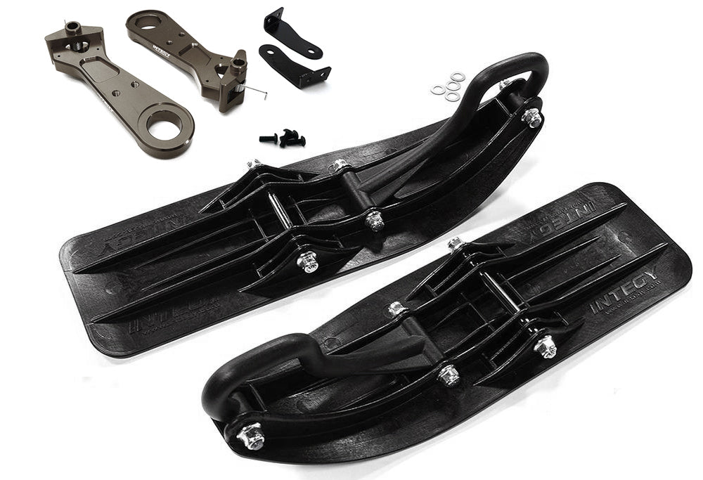 Front Sled Ski Attachment Set for Losi 1/5 Desert Buggy XL-E & 2.0 (for RWD)