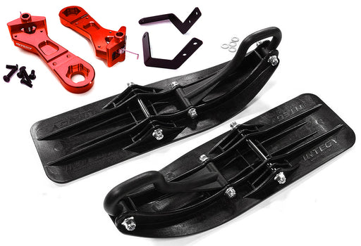 Front Sled Ski Attachment Set for Arrma 1/8 Kraton 6S BLX (for RWD Operation)