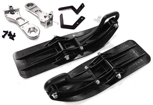 Front Sled Ski Attachment Set for Arrma 1/8 Kraton 6S BLX (for RWD Operation)