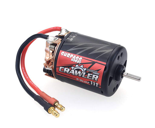 Crawler 5-Slot Stator 11 Turn 540 Size Brush Motor by Surpass Hobby