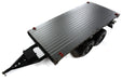 Machined Alloy Flatbed Dual Axle Car Trailer Kit for 1/10 Scale RC 720x270x190mm