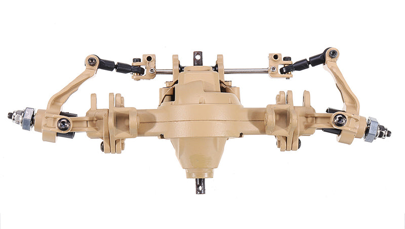 Beam Front Axle Assembly 8ASS-P0017 Yellow for HG-P801 1/12 8X8 RC Truck