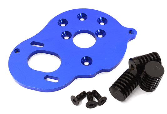 Billet Machined Motor Plate w/ Heatsinks for Element RC 1/10 Enduro Sendero