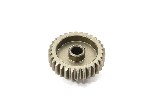 Billet Machined 48 Pitch Pinion Gear 30T, 3.17mm Bore/Shaft for Brushless R/C