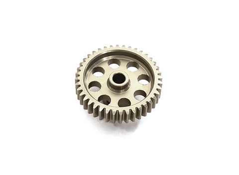 Billet Machined 48 Pitch Pinion Gear 40T, 3.17mm Bore/Shaft for Brushless R/C