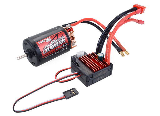 Surpass Hobby Crawler 550 Size 12T 5-Slot Brush Motor w/ BCD80A ESC