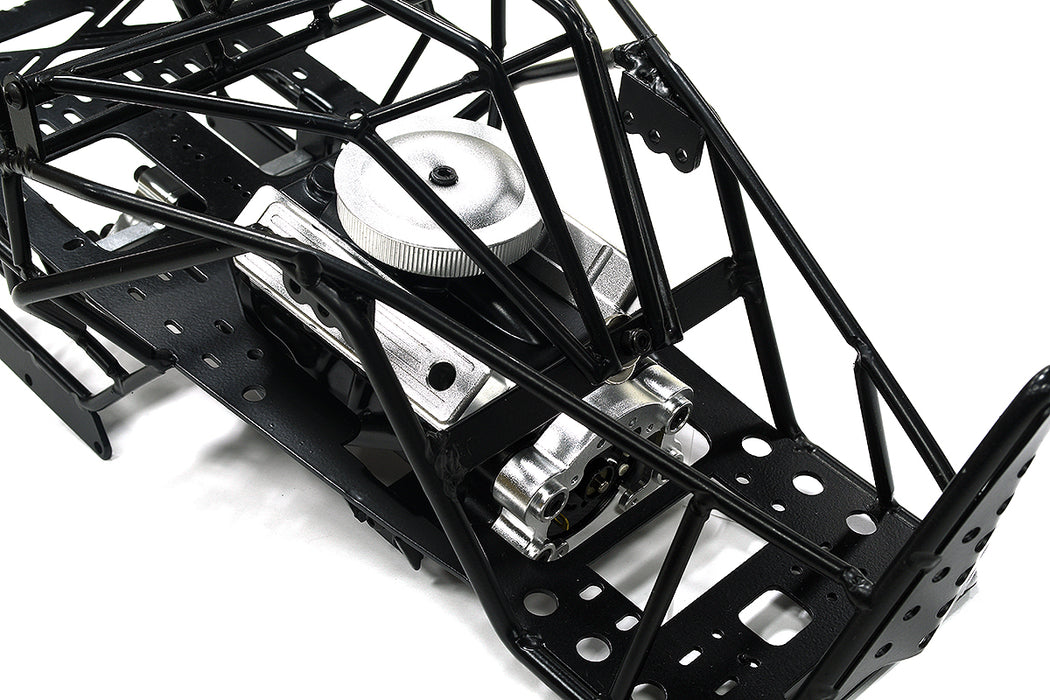 Steel Roll Cage Body w/ Main Gearbox & Motor for Axial 1/10 Wraith 2.2 & RR10