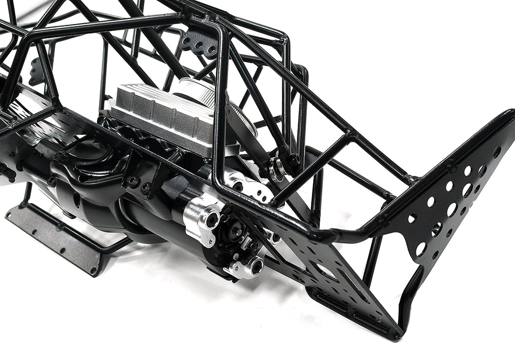 Steel Roll Cage Body w/ Main Gearbox & Motor for Axial 1/10 Wraith 2.2 & RR10