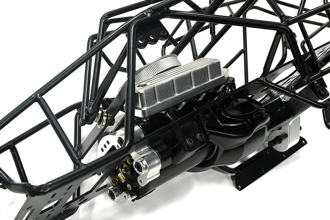 Steel Roll Cage Body w/ Main Gearbox & Motor for Axial 1/10 Wraith 2.2 & RR10