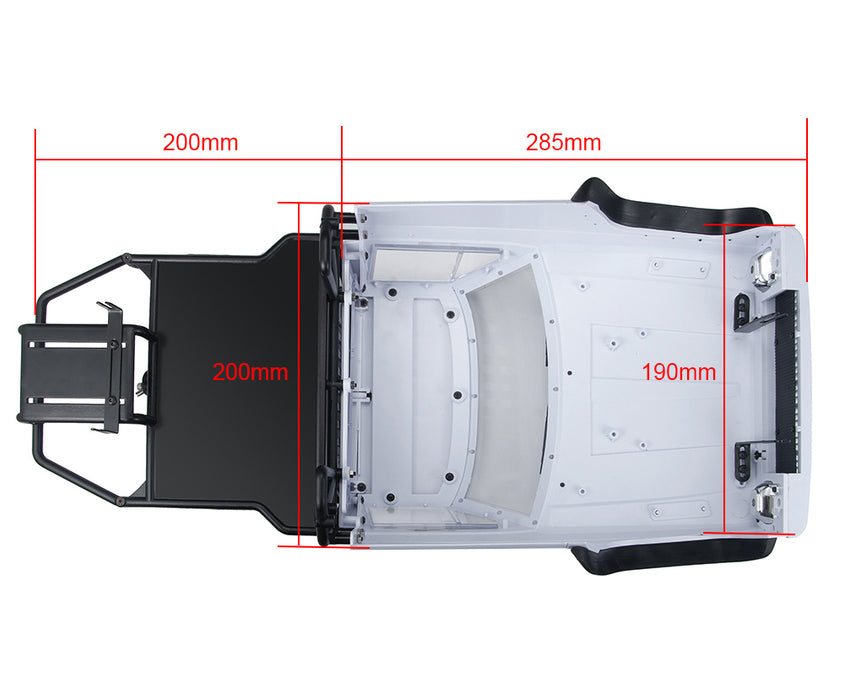 Realistic Hard Plastic Scale Body Kit for 1/10 Off-Road Crawler