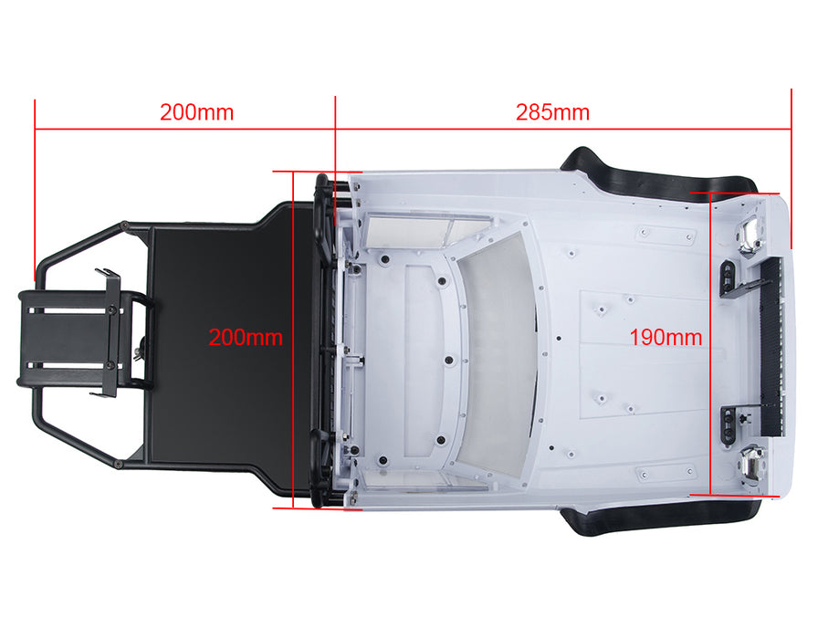Realistic Hard Plastic Scale Body Kit for 1/10 Off-Road Crawler