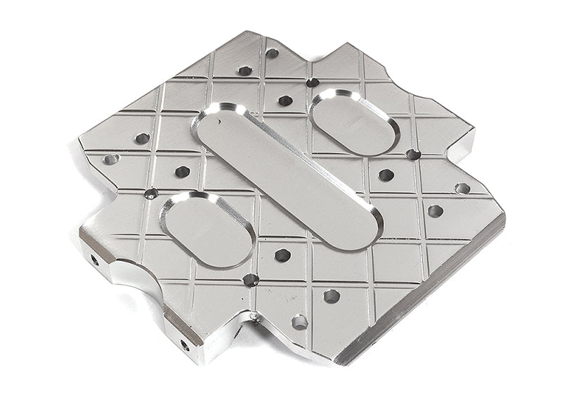 Billet Machined Alloy Center Gearbox Lower Plate for Tamiya CR-01