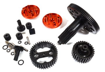 Billet Machined Metal Gear Set for Arrma 1/10 Granite Voltage 2WD Mega Truck