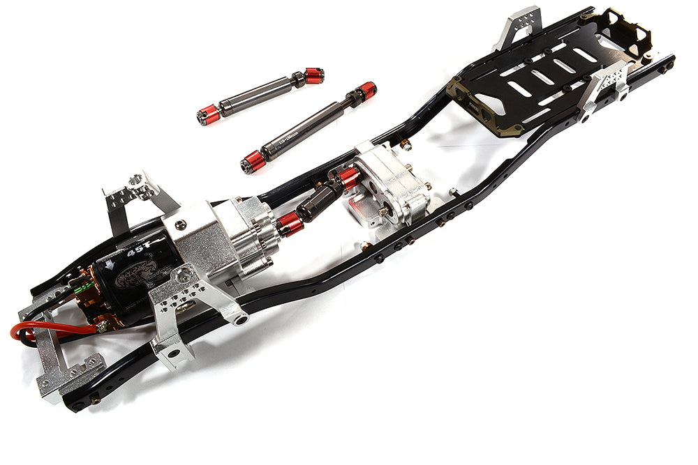 Custom Ladder Frame Conversion Kit w/ Driveline+Motor for SCX-10 & SCX10 II