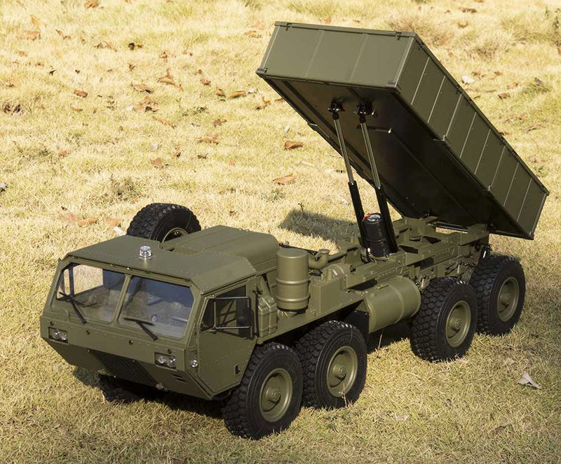 HG-P803A-PRO 8X8 Military Truck ARTR w/2.4GHz 16C Remote, Sound & Light Upgrades