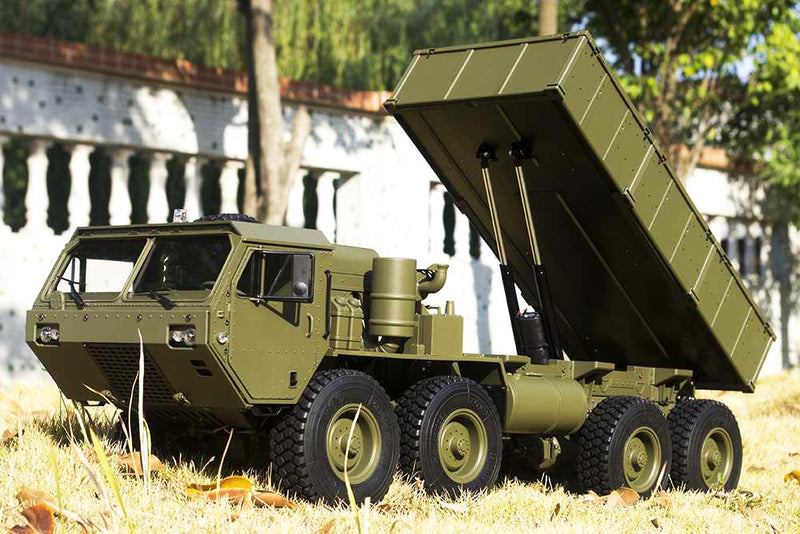 HG-P803A-PRO 8X8 Military Truck ARTR w/2.4GHz 16C Remote, Sound & Light Upgrades