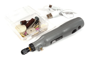 Cordless Mini Grinder Set w/ 3 Speed, USB & Rechargeable