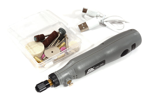 Cordless Mini Grinder Set w/ 3 Speed, USB & Rechargeable