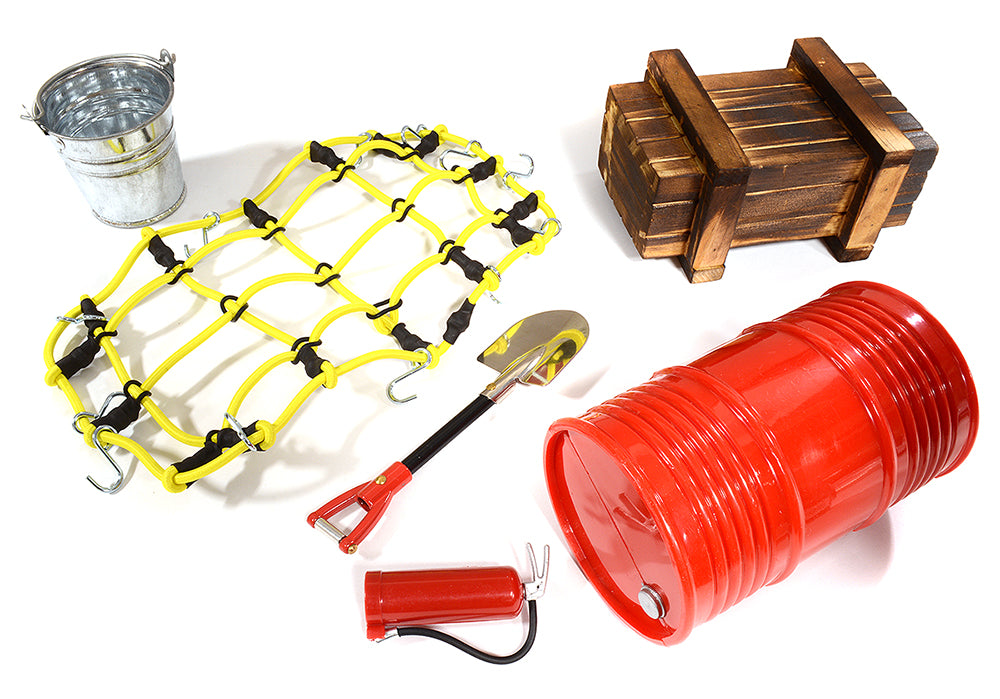 Realistic Model 1/10 Scale Accessories Set for Off-Road Crawler