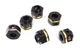 12mm Hex Wheel (6) Hub Brass +3mm Offset for Traxxas TRX-6 Scale & Trail Crawler