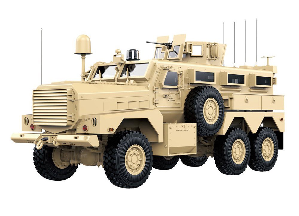 HG-P602 1/12 6X6 RC Military Cougar ARTR w/2.4GHz Stick Remote, Sound & Light