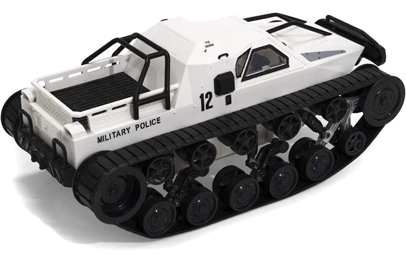 High Speed White RC Drift Crawler Tank 2.4GHz Remote Control Vehicle