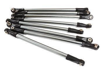 8-Piece Suspension Linkage Set for 1/10 Scale Custom Crawlers (120, 128 & 135mm)