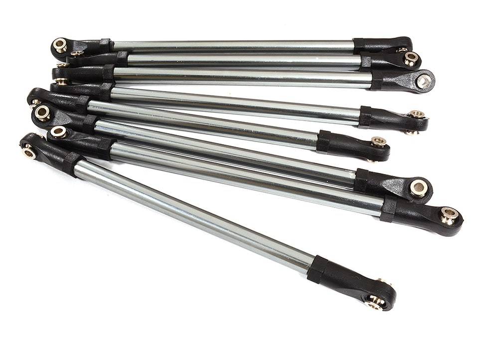 8-Piece Suspension Linkage Set for 1/10 Scale Custom Crawlers (120, 128 & 135mm)