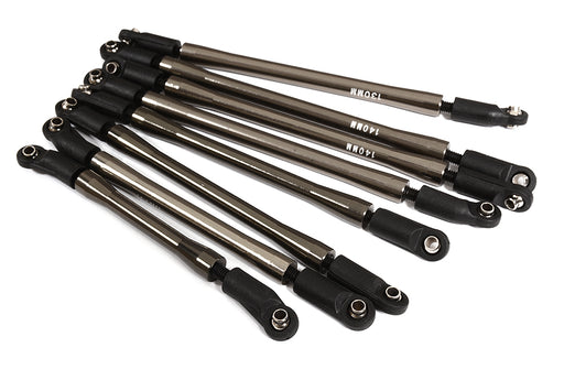 Aluminium Alloy 8-Piece Linkage Set for Axial 1/10 SCX10 II #90046-47