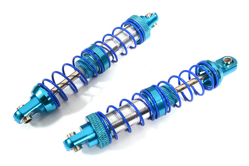 Realistic Dual Spring Shock Set (2) for 1/10 Scale Off-Road R/C (L=80mm)