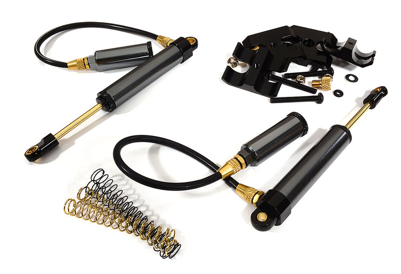 Realistic Remote Reservoir 100mm Shock (2) w/ Internal Spring for 1/10 Off-Road